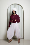 NIA PLEATED CUFF PANTS