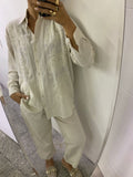ILA LINEN EMBROIDERED SET