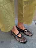 BALLERINA NETTED PUMPS