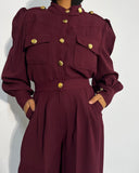 YARA MILITARY BLAZER SET