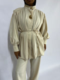 GRACE PLEATED SHIRT SET
