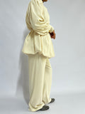 GRACE PLEATED SHIRT SET