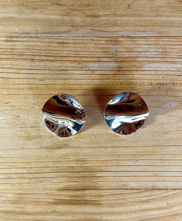 ROUND GOLD EARRINGS