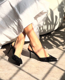 ROVA Sequin Kitten Heel