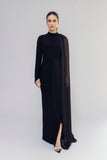 ALMA DRAPED DRESS