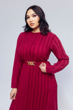 ULA TEXTURE KNIT DRESS