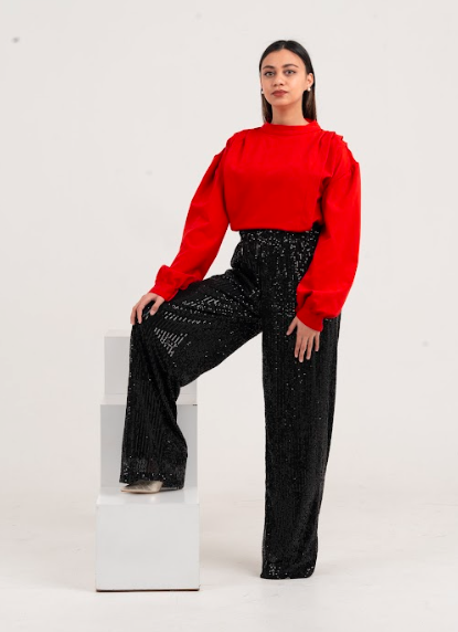 NORA SEQUIN PANTS