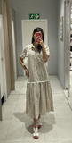 VERA STRIPE LINEN DRESS
