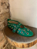 EYELET BALLET FLATS