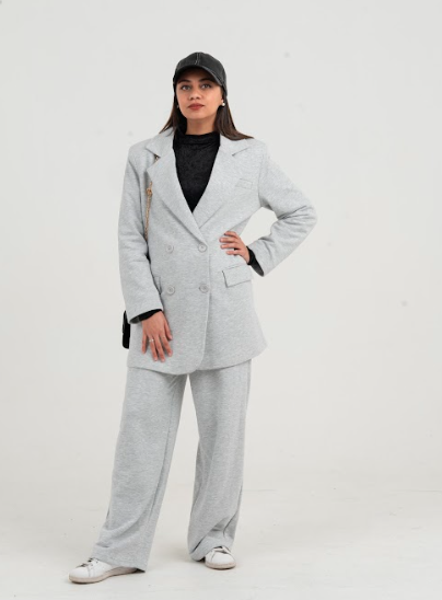 YUSRA TRACK BLAZER SET