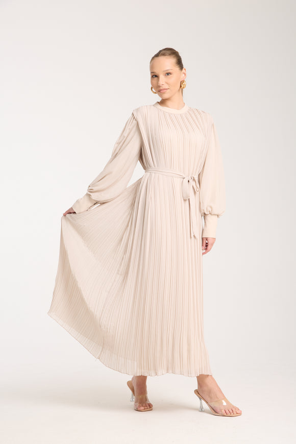 Naila Pleated Dress