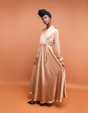 RAEESA X-OVA SATIN MAXI