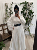 ZURI CROCHET LACE ALINE MAXI DRESS