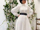 ZURI CROCHET LACE ALINE MAXI DRESS